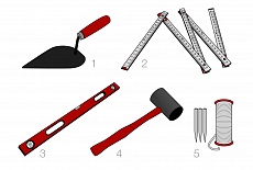 Инструменты, необходимые для кладки керамических блоков
