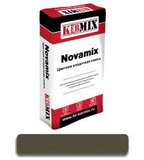 Kermix Novamix, 50 кг, цветная кладочная смесь темно-серая