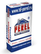 Perel TKS 2020, 25 кг, теплый кладочный раствор усиленный
