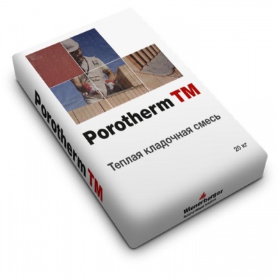 Porotherm TM, 20 кг, теплый кладочный раствор