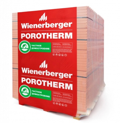 Керамический блок Porotherm 51 GL (Green Line), 510х250х219 мм