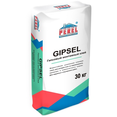 Perel Gipsel 30 кг, гипсовый монтажный клей