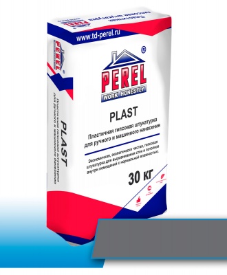 Perel Plast 0522 30 кг, штукатурка гипсовая серая